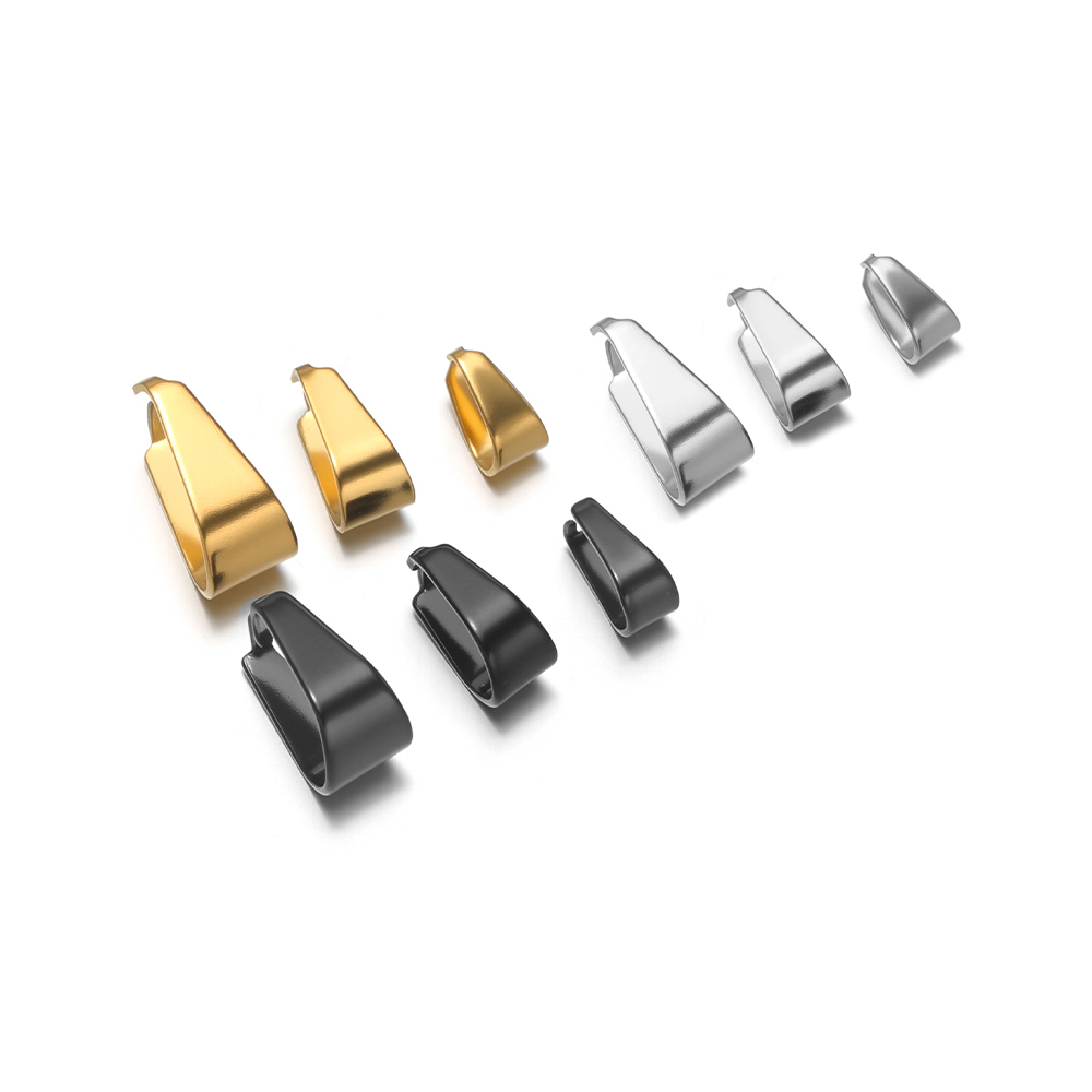 Jewelry Making Gold - 50pcs Stainless Steel Black/Gold Color Pinch