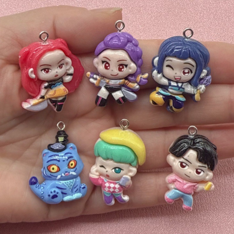 Jewelry Making With Resin - 10pcs resin cartoon pendant, DIY jewelry