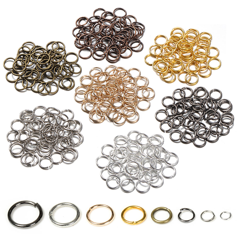 Jewelry Making Looper Tool - 200pcs 3/4/5/6/7/8/10/12mm Metal DIY Jewelry Findings