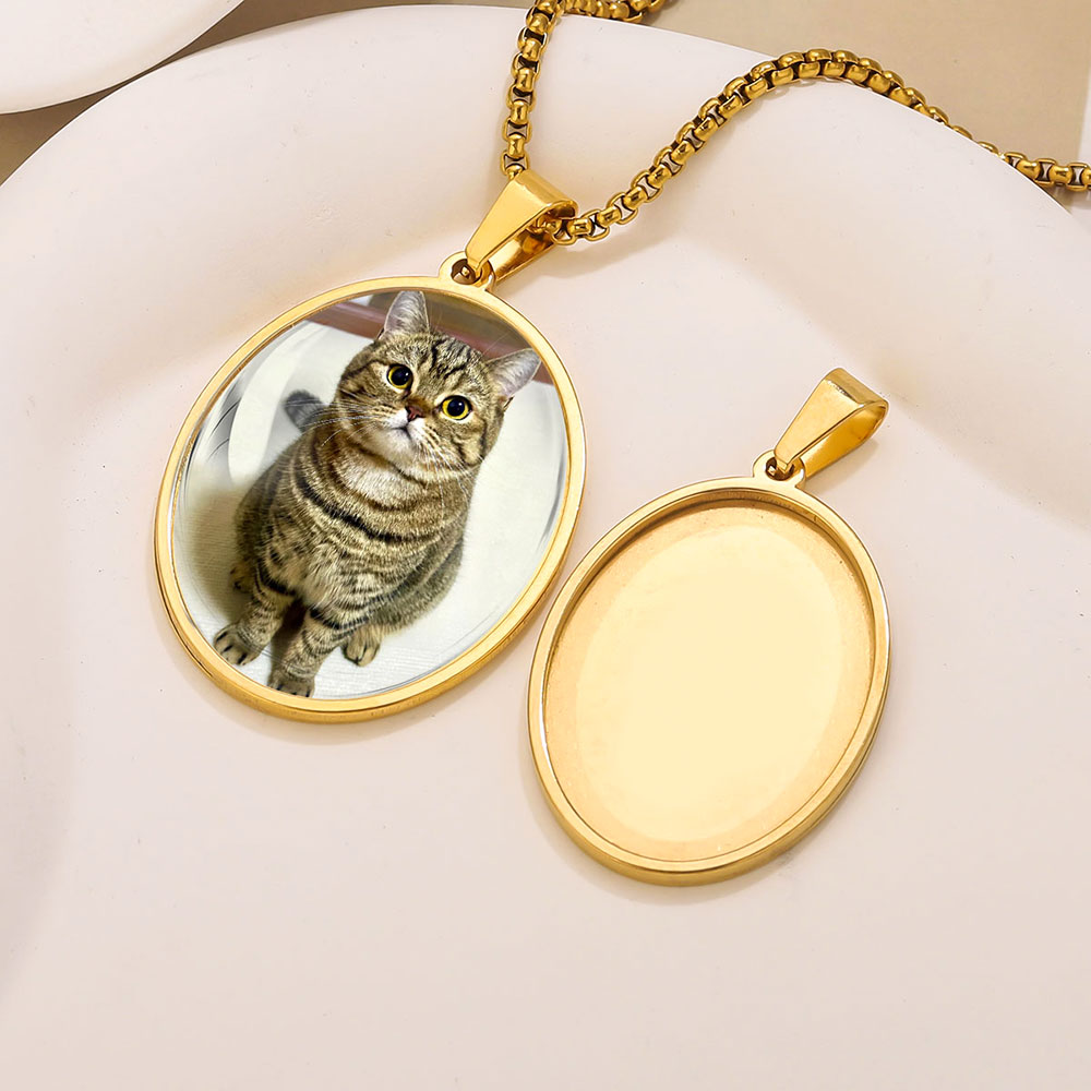 Jewelry Making Materials Wholesale - 5PCS Stainless Steel Charms Gold Plated