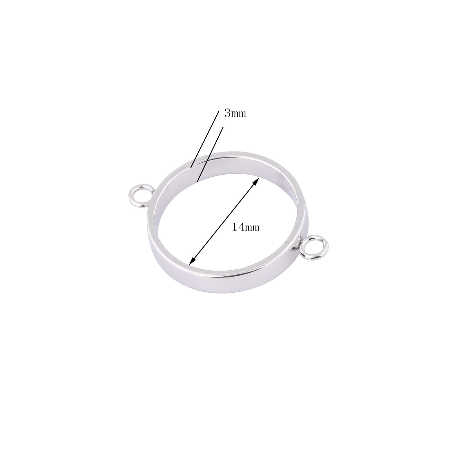 10pcs Stainless Steel 14mm Ope - Jewelry Making With Resin review and price