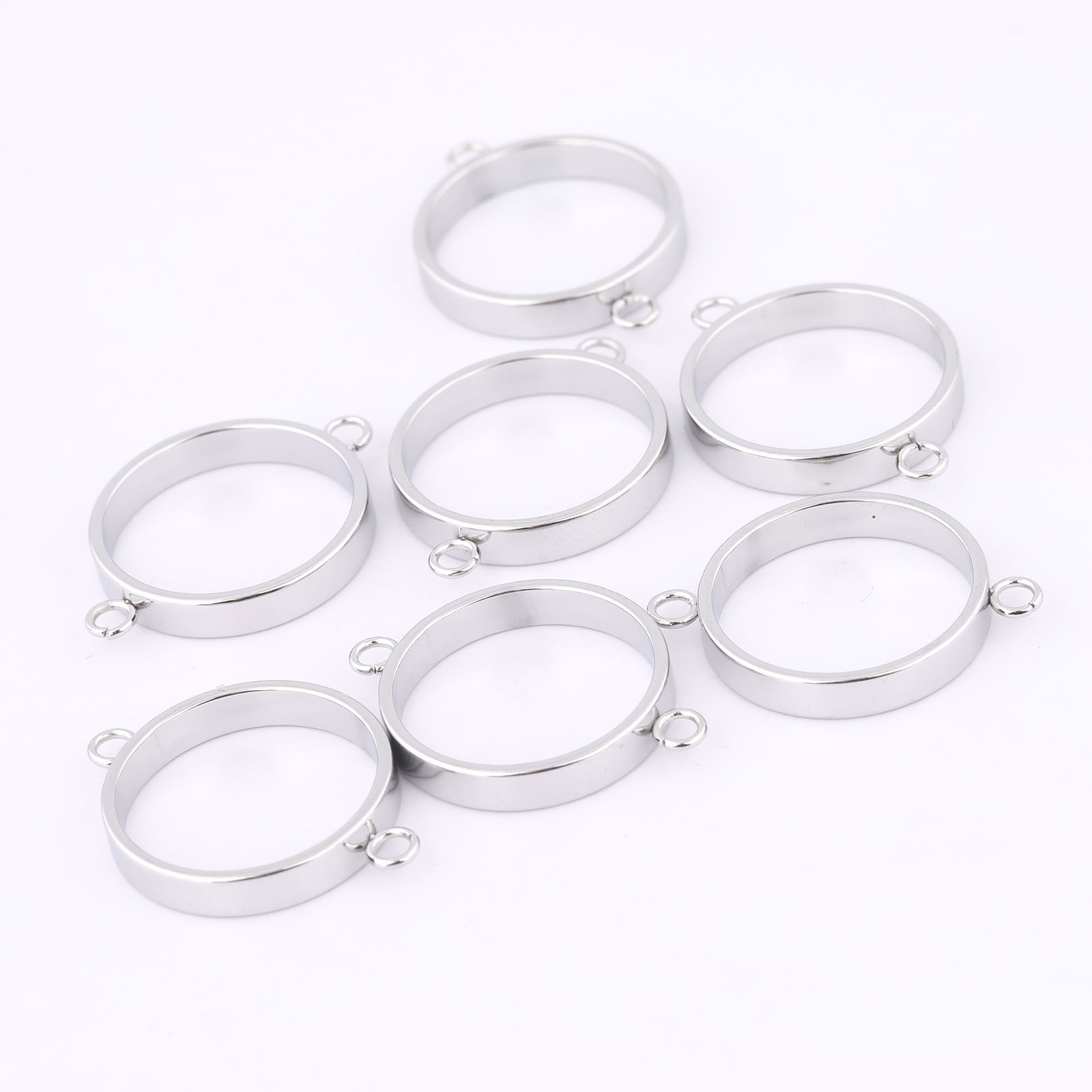 10pcs Stainless Steel 14mm Ope - Jewelry Making With Resin review and price