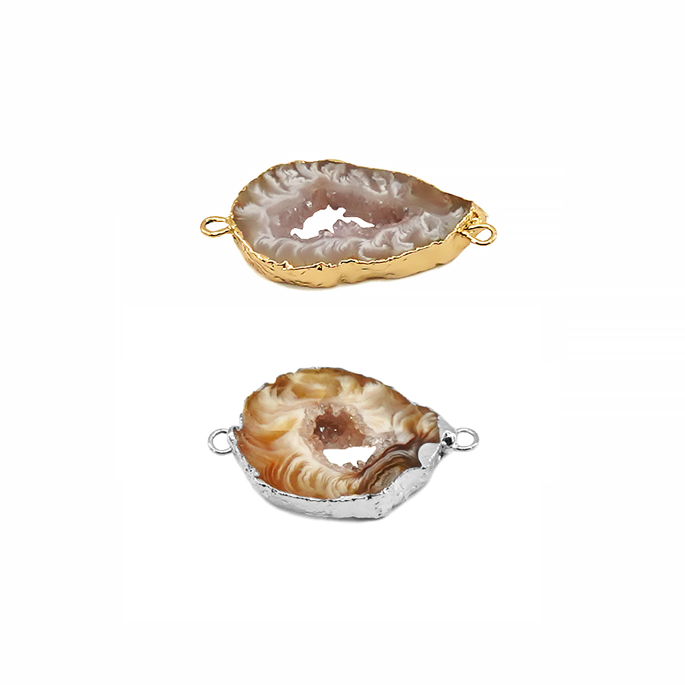 Irregualr Natural Agate Geode  - Jewelry Making With Stones review and price