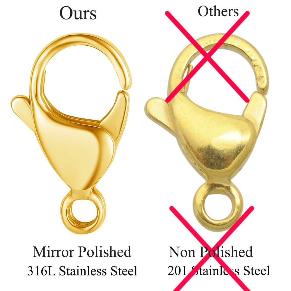 20/30/40 316L Stainless Steel  - Jewelry Making Gold review and price
