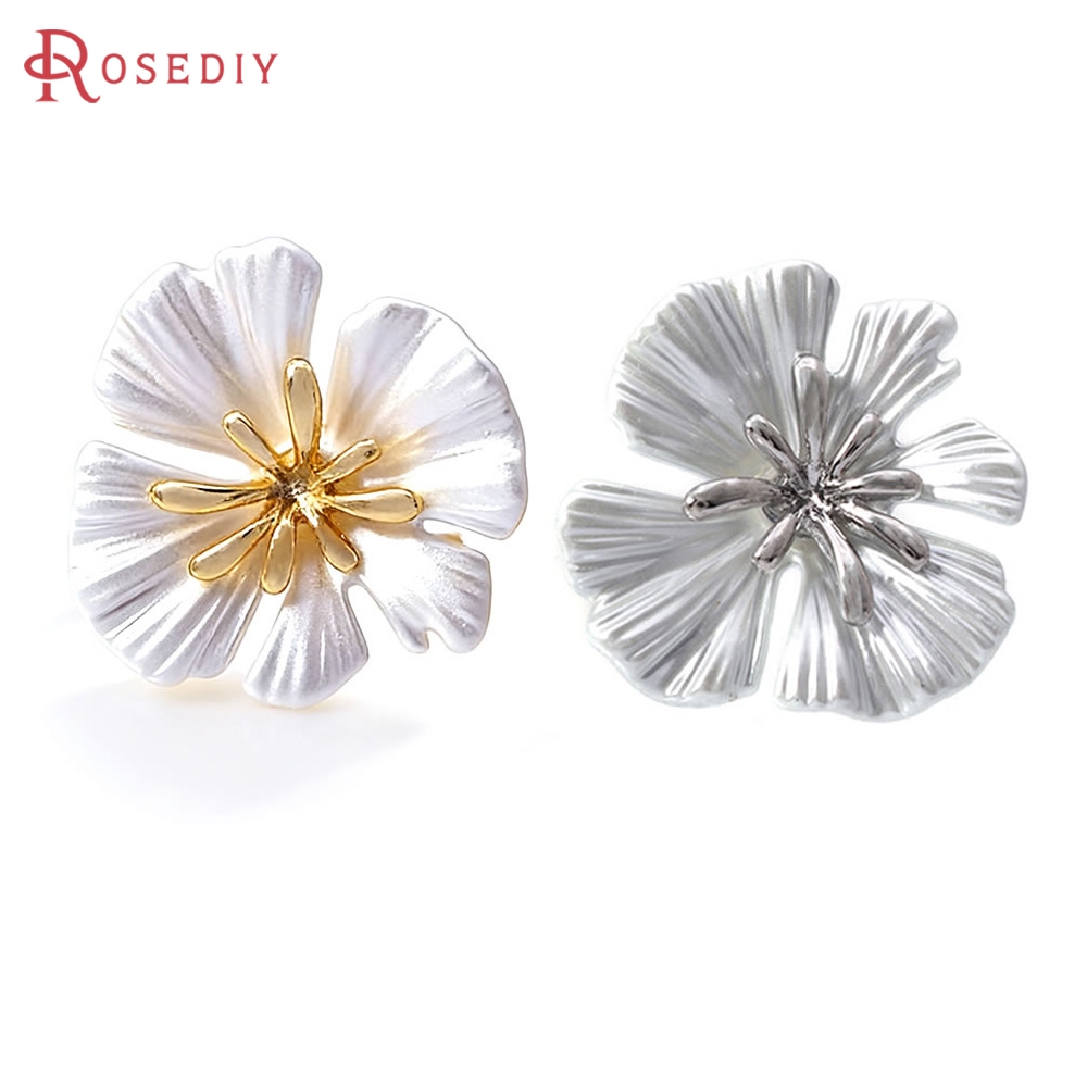 18K Gold Color Brass Flower St - Jewelry Making Gold review and price
