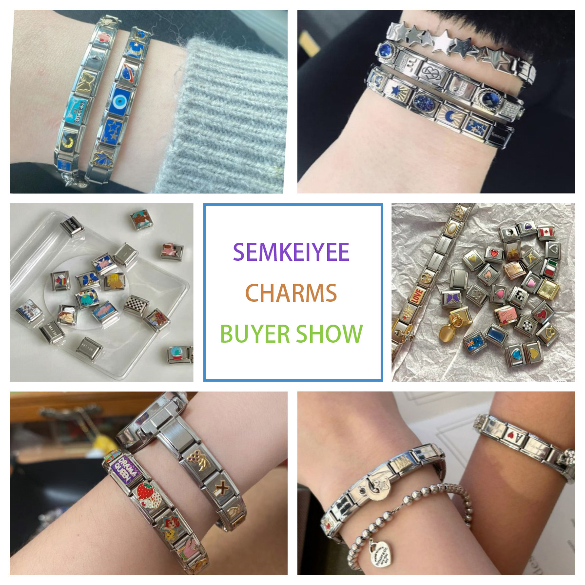 Stainless Steel Bracelet I Lov - Jewelry Making Rome review and price