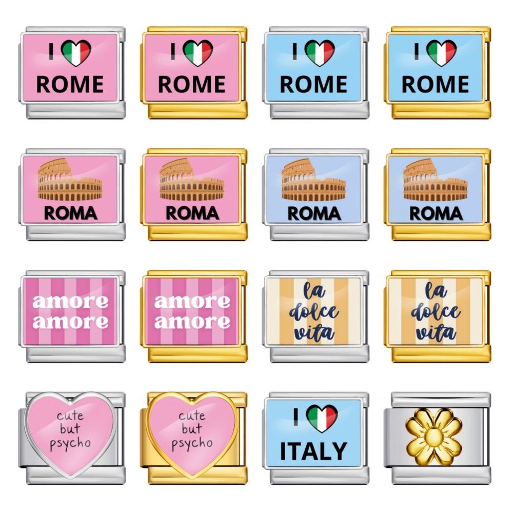 Stainless Steel Bracelet I Lov - Jewelry Making Rome review and price