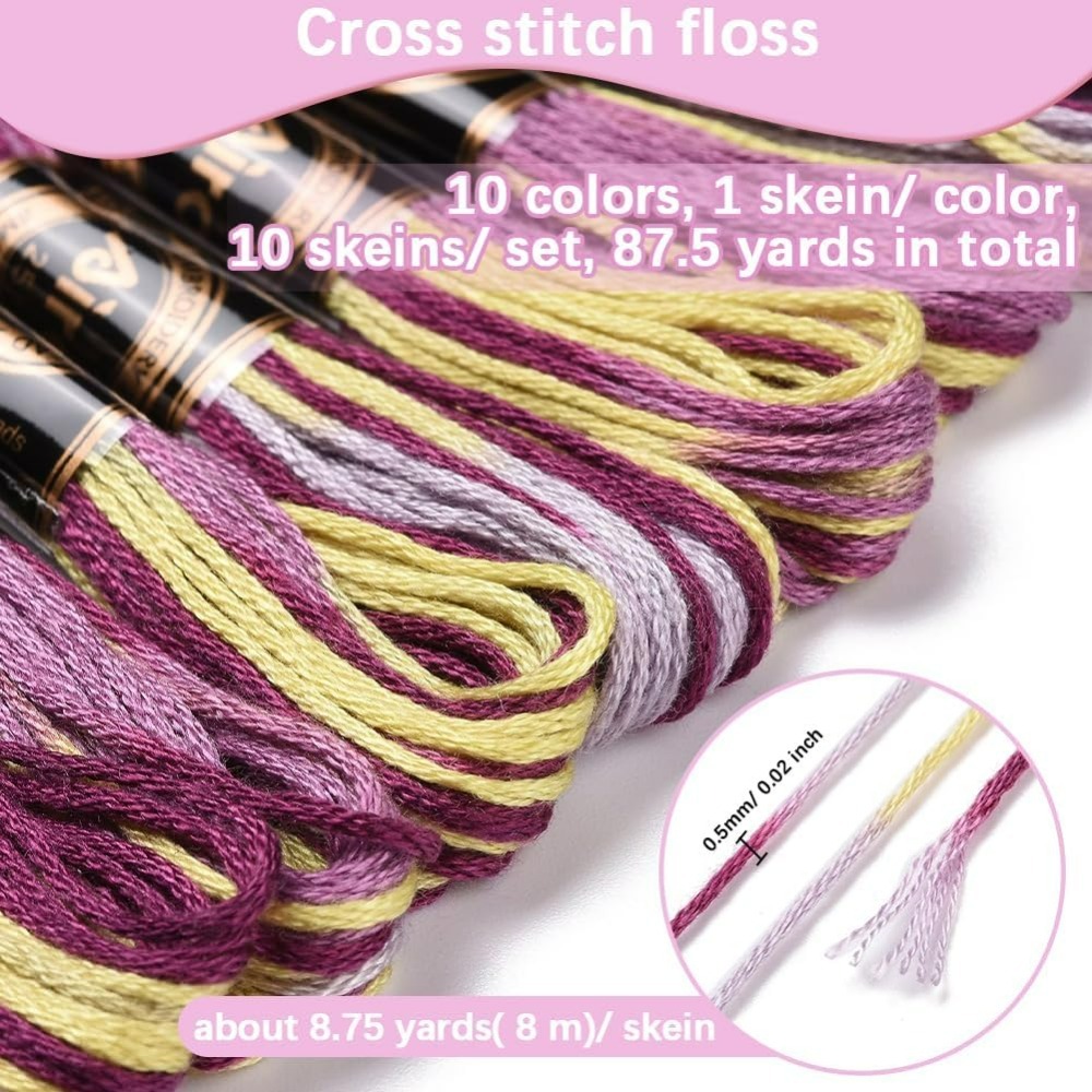 6 Strands Purple Variegated Em - Jewelry Making Course review and price