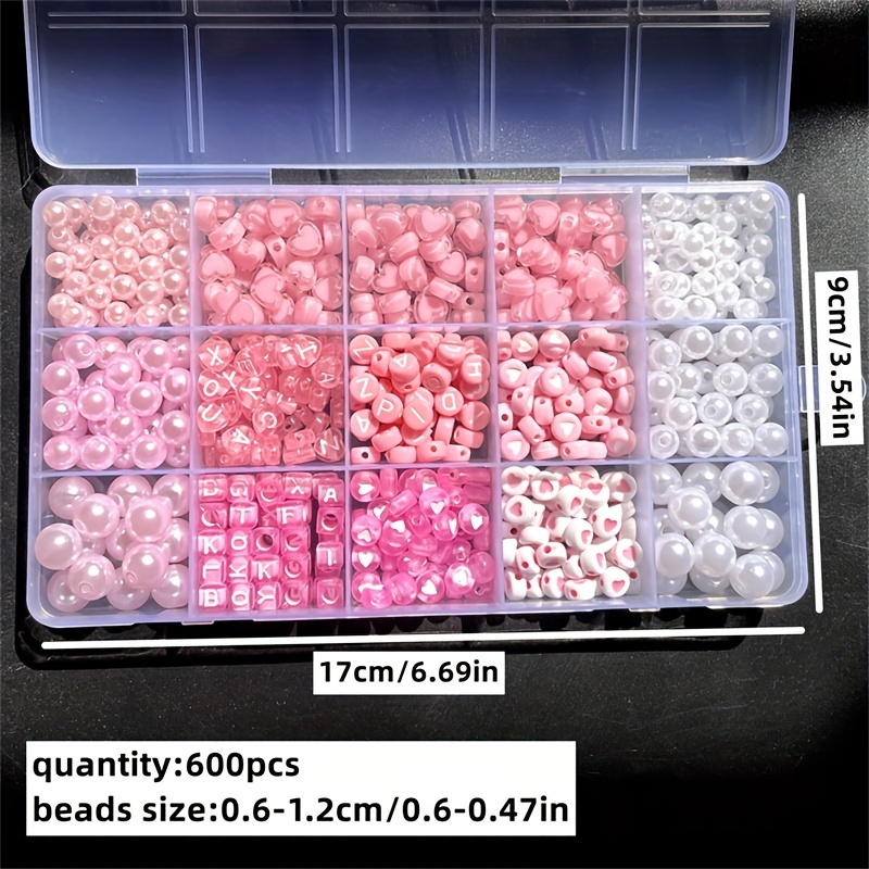 10-Piece Pink Alphabet Box, Ac - Jewelry Making Course review and price
