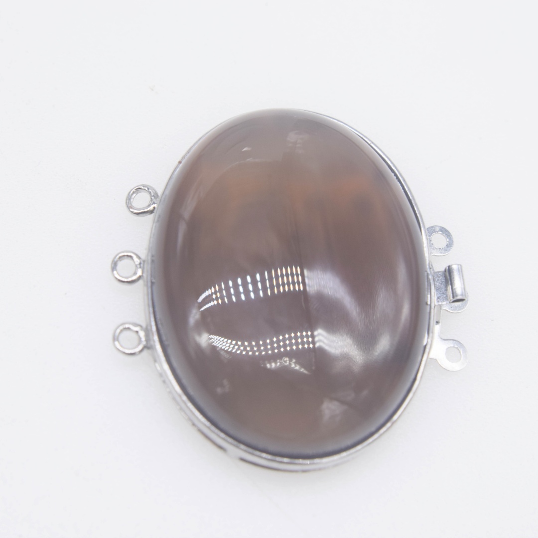1Piece Multicolor Agate Flat O - Jewelry Making With Stones review and price