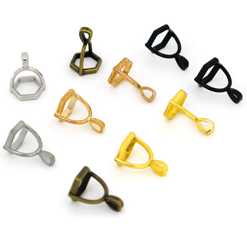 20Pcs Hexagonal Gemstone Cap N - Jewelry Making With Stones review and price
