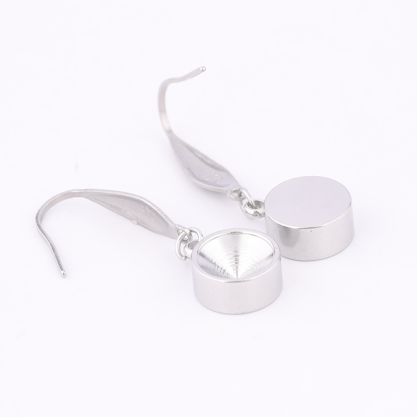 10pcs Stainless Steel Earring  - Jewelry Making With Stones review and price