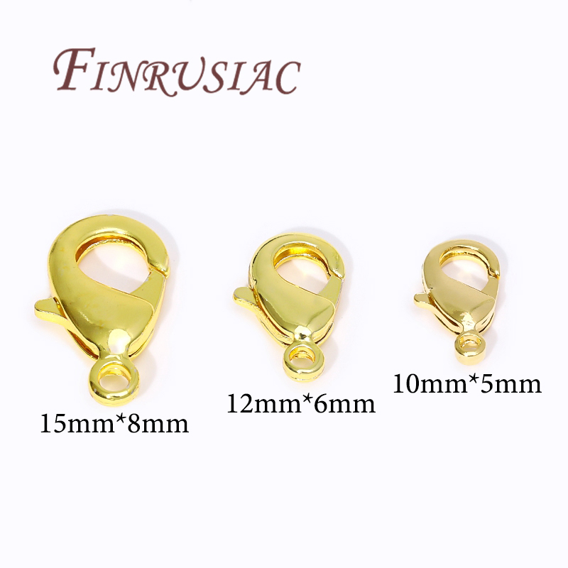 18K Gold Plated Lobster Clasps - Jewelry Making Gold review and price
