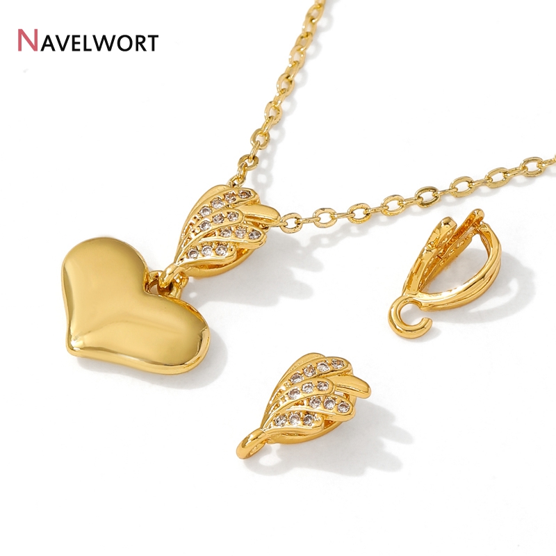 18K Gold Plated Brass With Zir - Jewelry Making Gold review and price