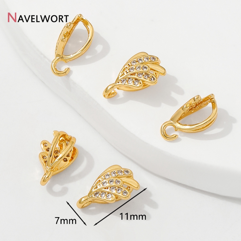 18K Gold Plated Brass With Zir - Jewelry Making Gold review and price