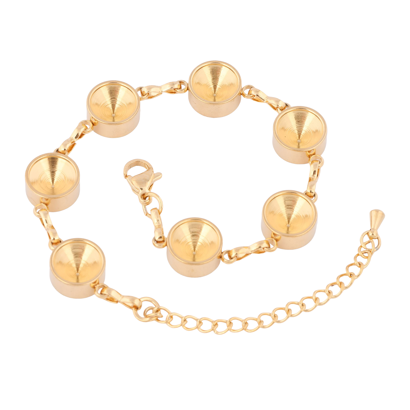 2pcs Stainless Steel Gold Plat - Jewelry Making With Stones review and price