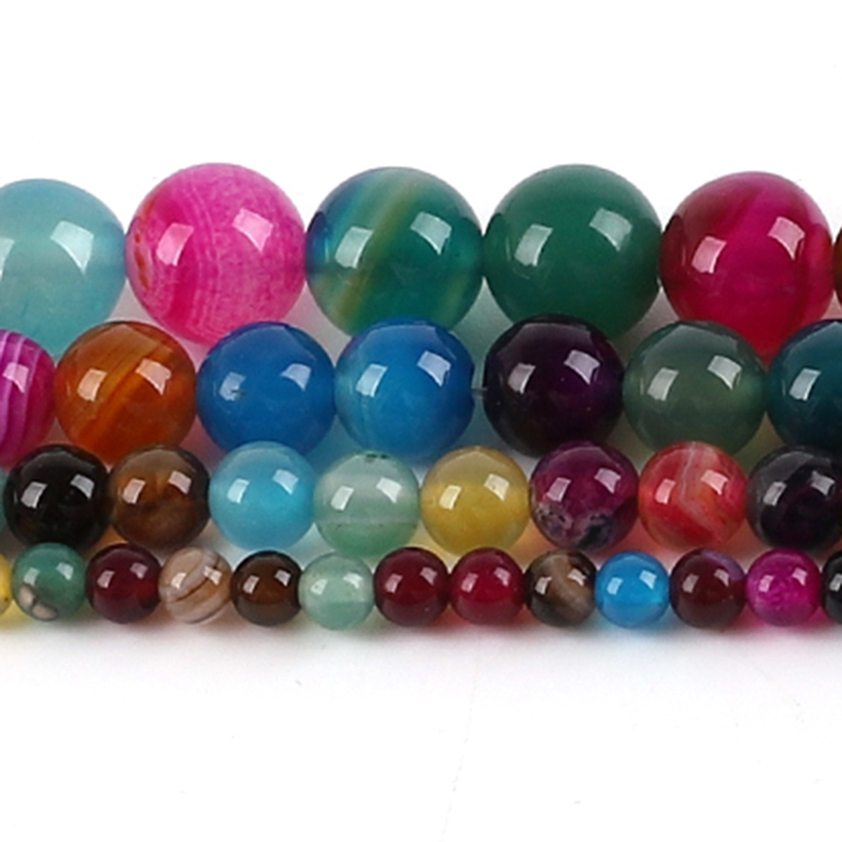 Natural Agate Stone Beads Colo - Jewelry Making With Stones review and price