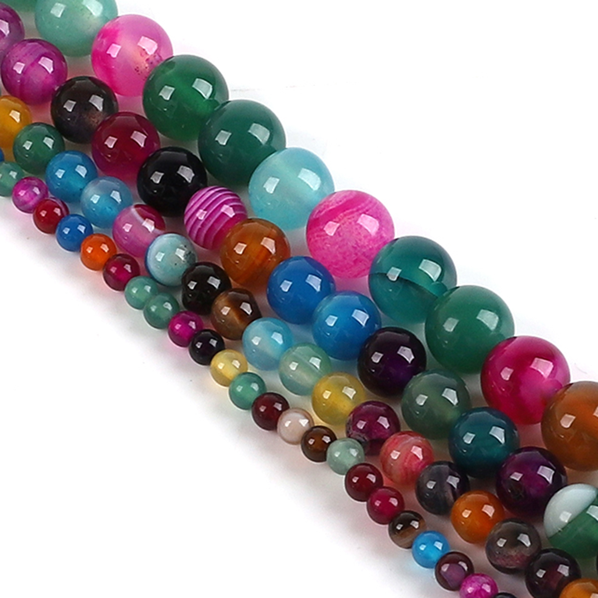 Natural Agate Stone Beads Colo - Jewelry Making With Stones review and price