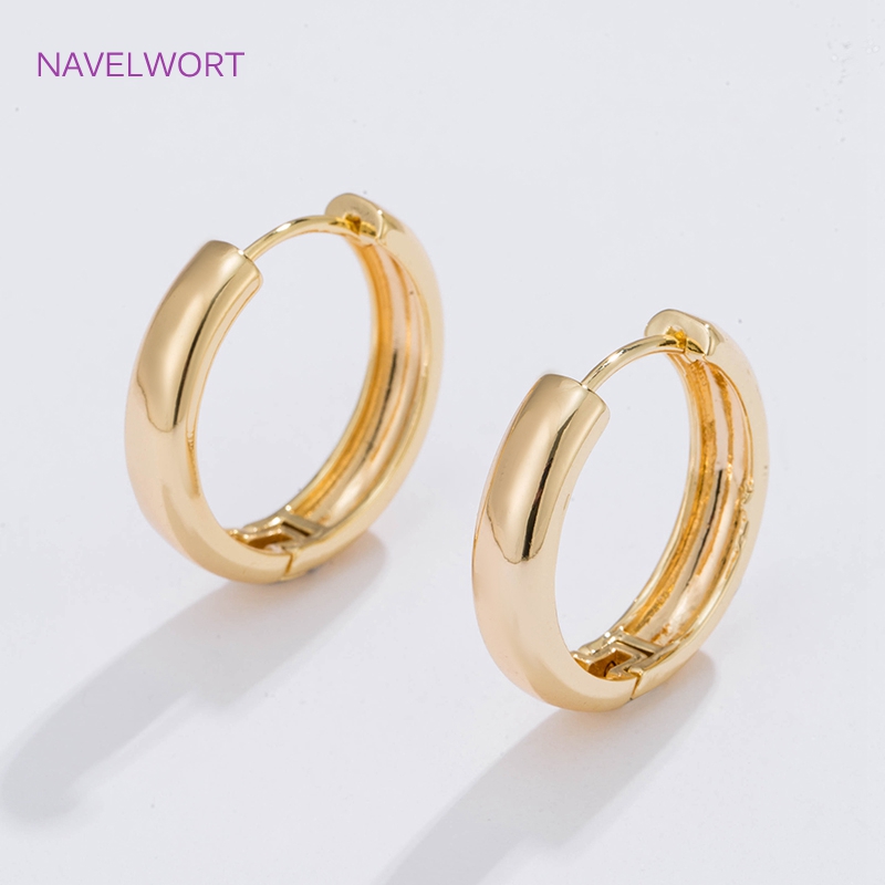 6 Sizes Gold Plated Circle Hoo - Jewelry Making Gold review and price