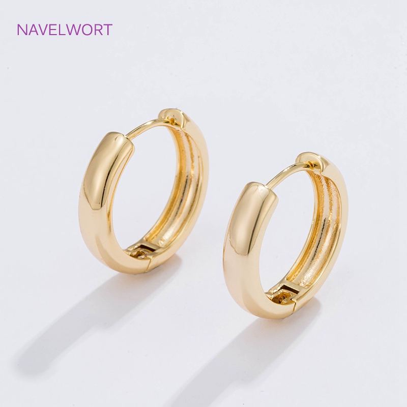 6 Sizes Gold Plated Circle Hoo - Jewelry Making Gold review and price