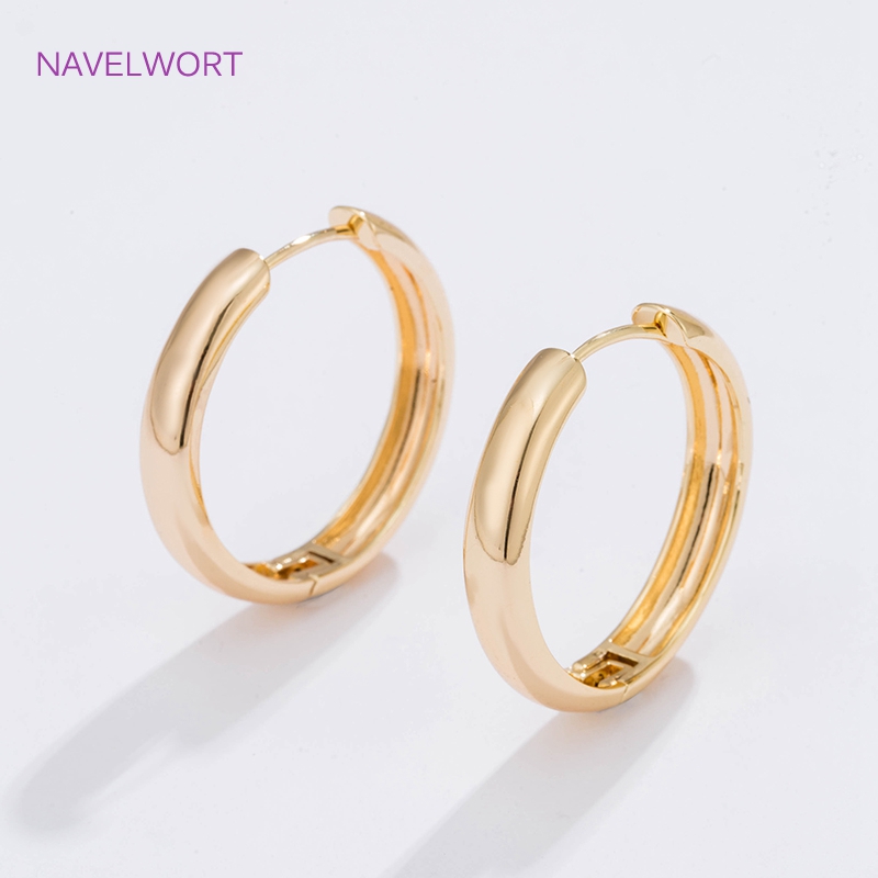 6 Sizes Gold Plated Circle Hoo - Jewelry Making Gold review and price