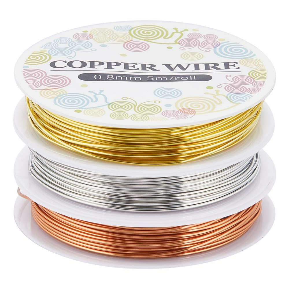 12.8M Copper Jewelry Wire 0.8m - Jewelry Making Course review and price