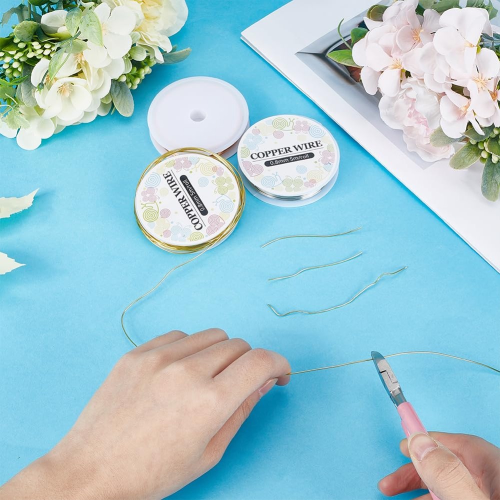 12.8M Copper Jewelry Wire 0.8m - Jewelry Making Course review and price