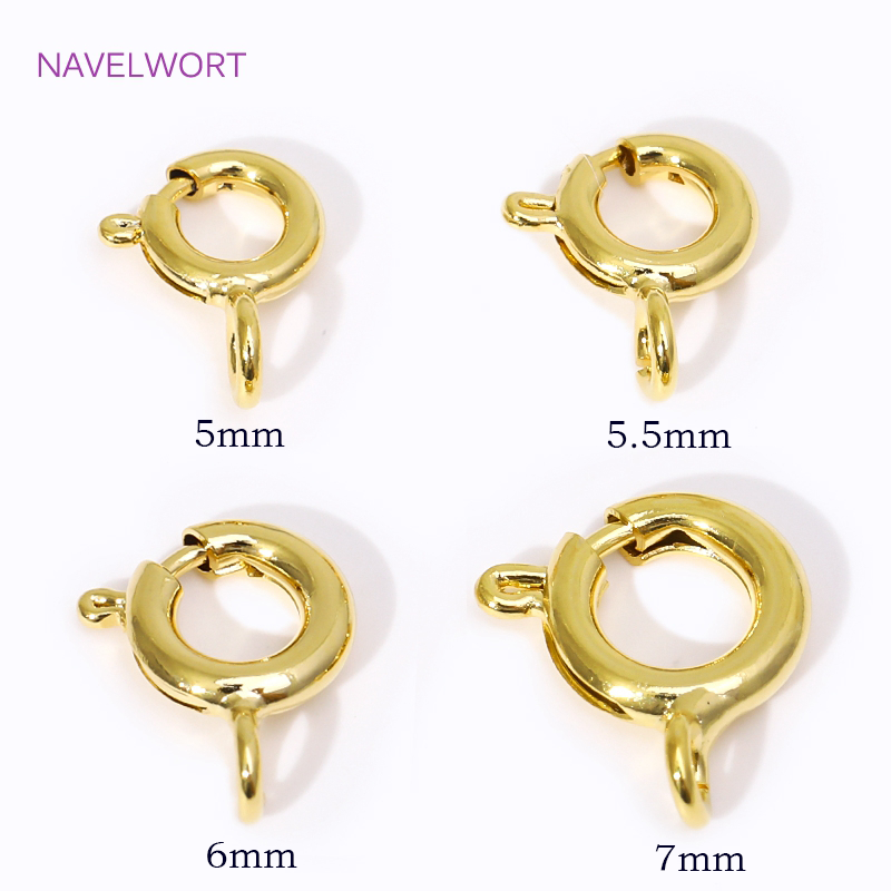 14K/18K Gold Plated Brass Spri - Jewelry Making Gold review and price