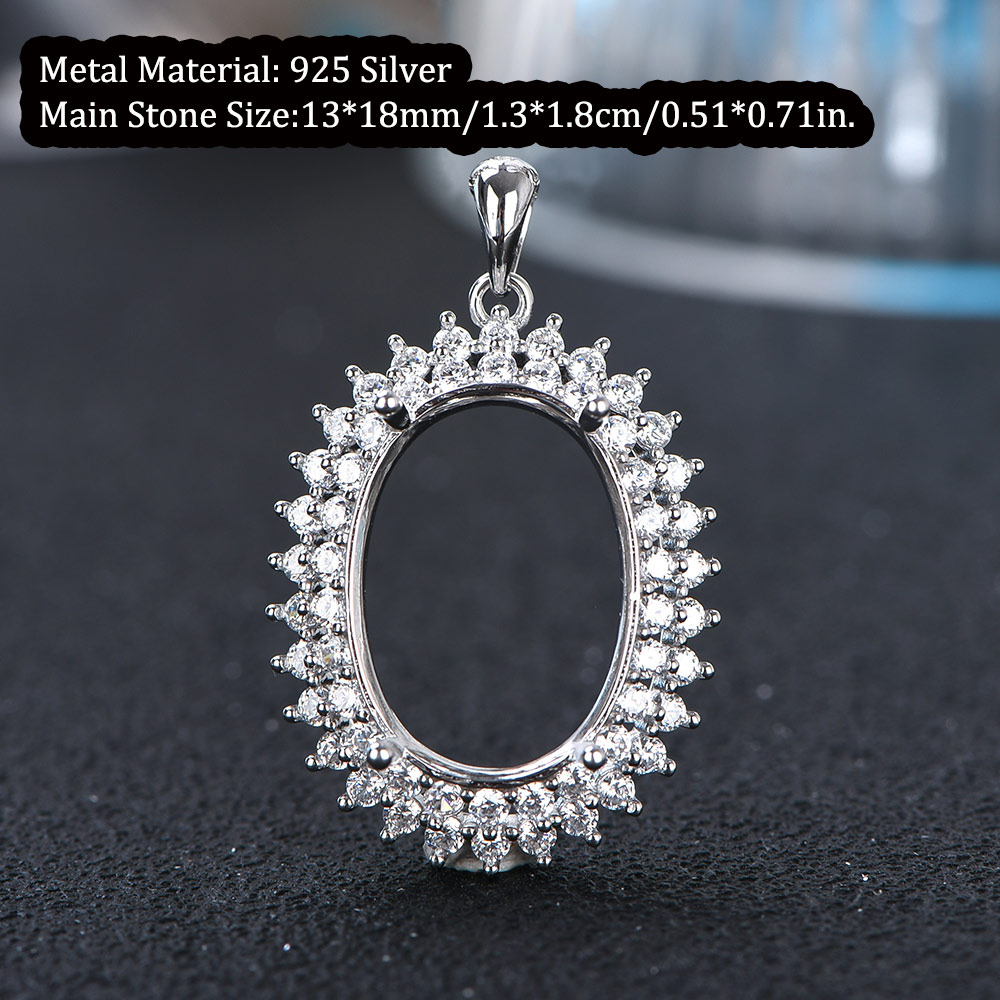 13x18mm S925 Sterling Silver R - Jewelry Making With Stones review and price