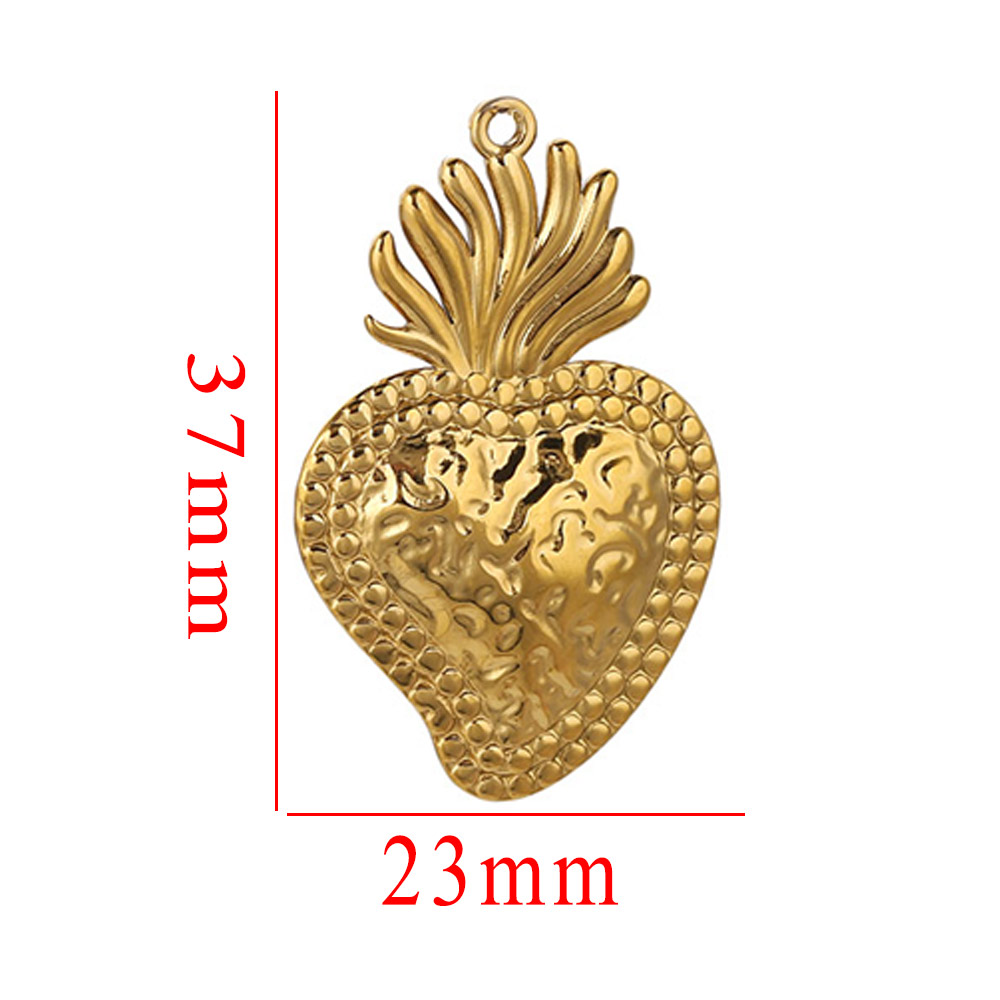 5pcs Stainless Steel Heart Sun - Jewelry Making Materials Wholesale review and price