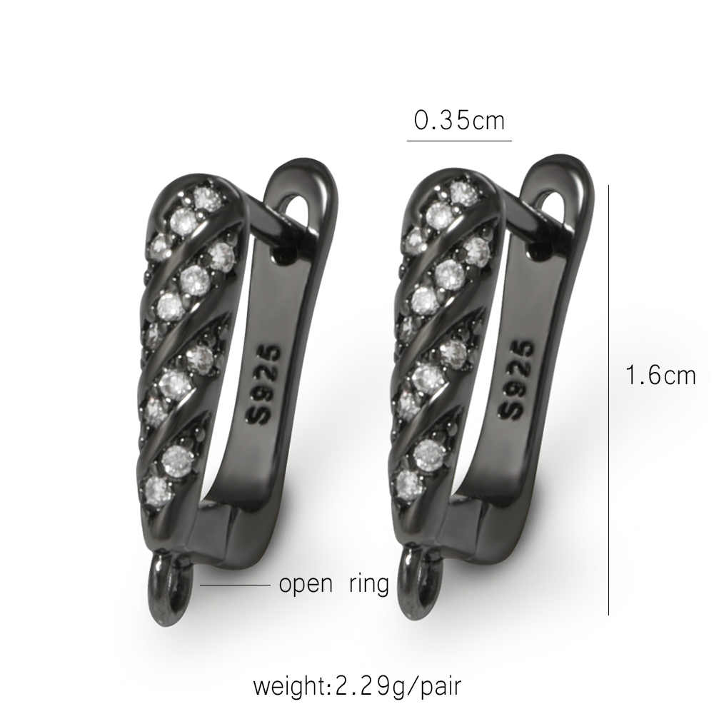 YANASI 1 Pair Gun Black  Brass - Jewelry Making Gold review and price