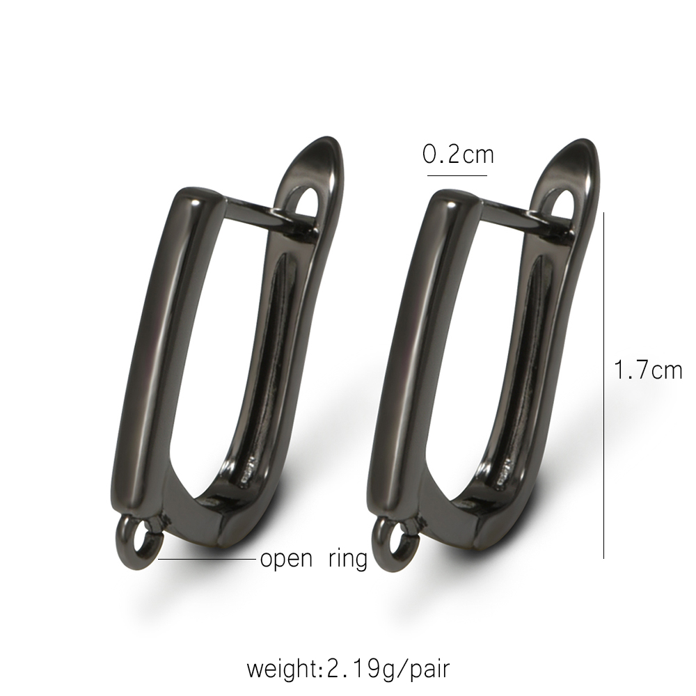 YANASI 1 Pair Gun Black  Brass - Jewelry Making Gold review and price
