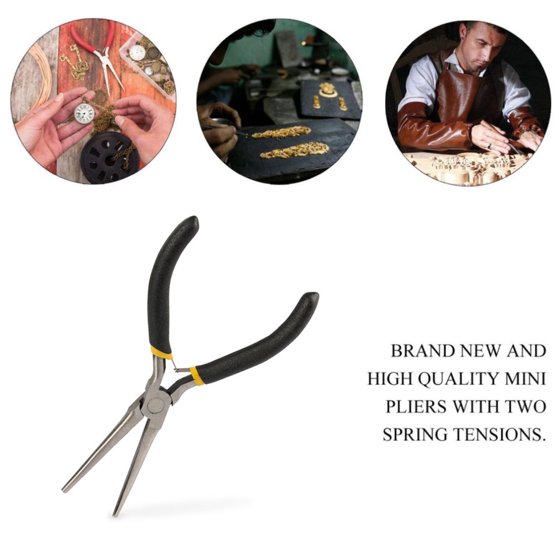 Mini Needle Nose Pliers Carbon - Jewelry Making Pliers review and price