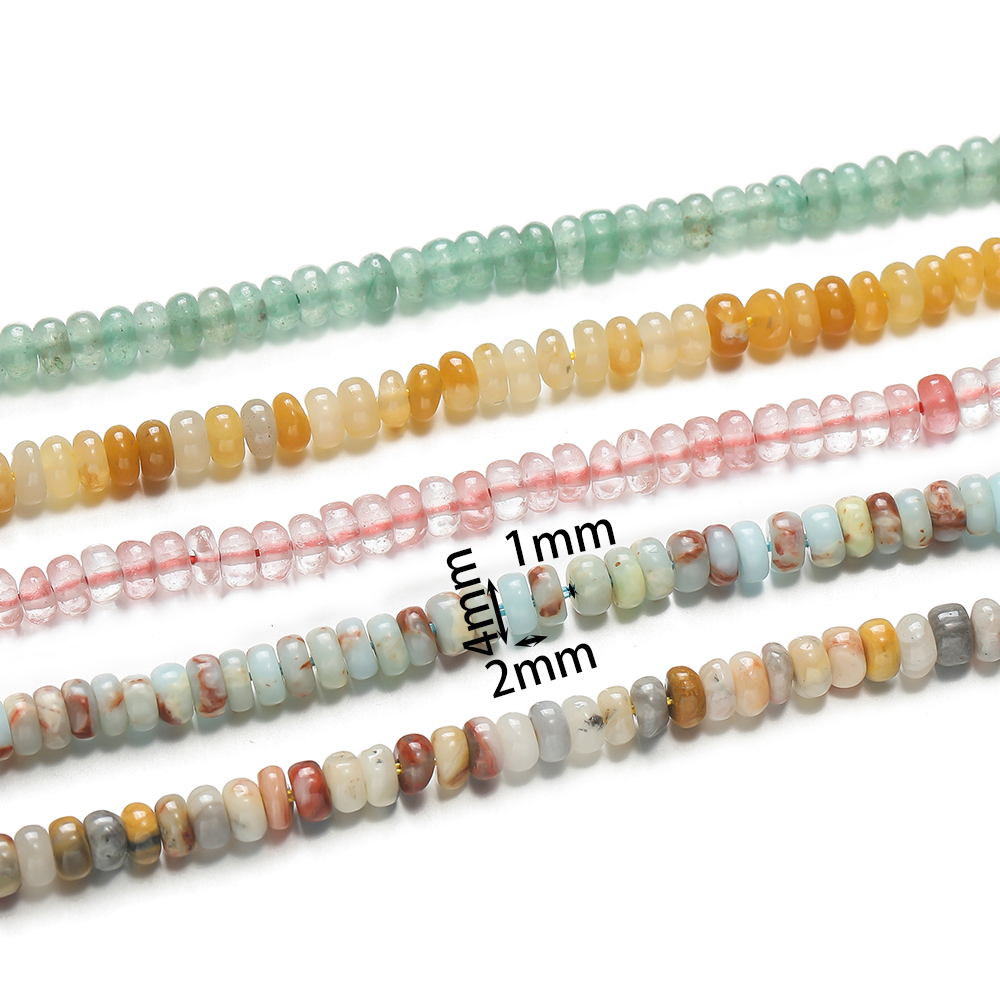 1 Strand Natural Stone Flat Ro - Jewelry Making With Stones review and price