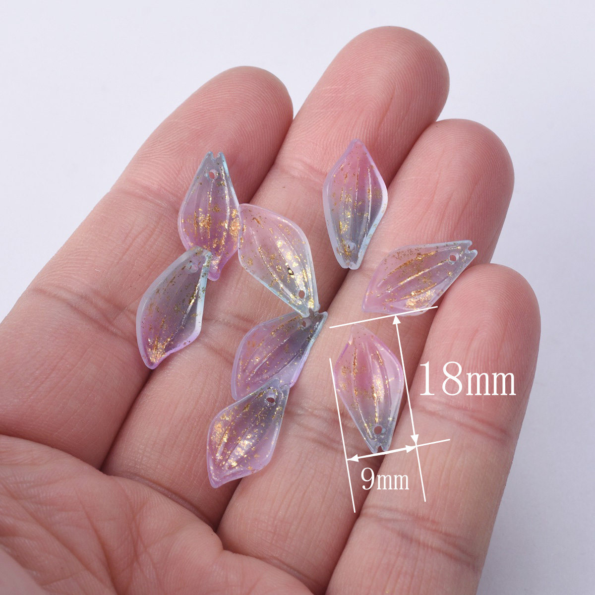 10pcs Flower Petal Shape 18x9m - Jewelry Making Qc review and price