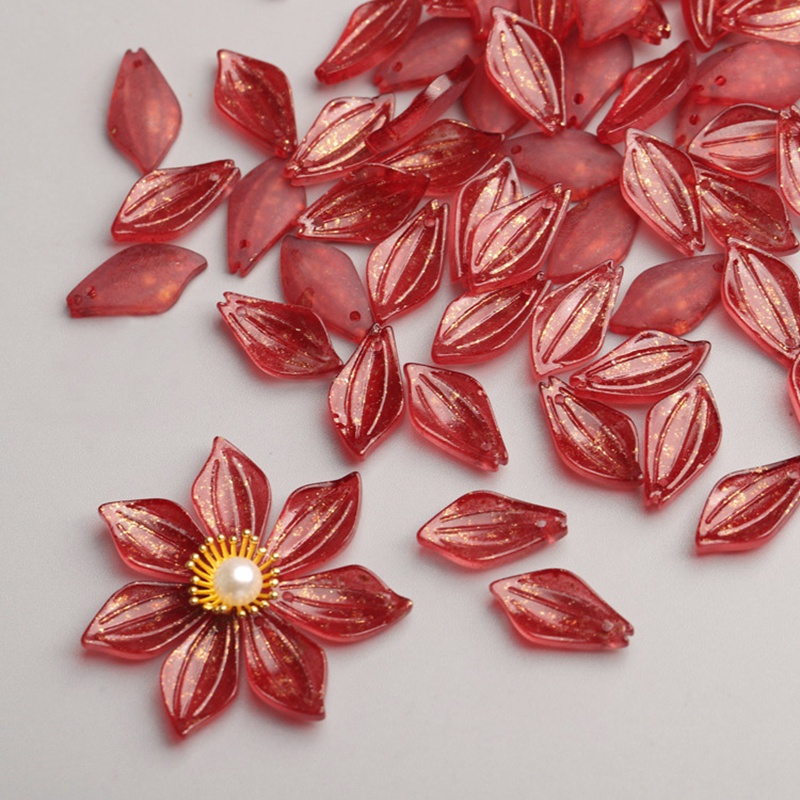 10pcs Flower Petal Shape 18x9m - Jewelry Making Qc review and price