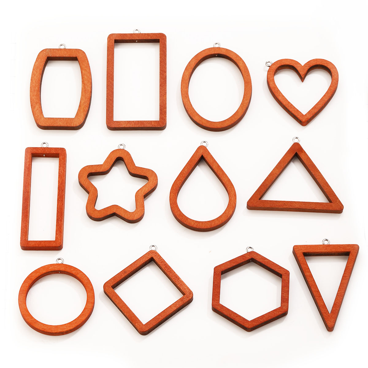 10PCS Triangle Rectangle Wood  - Jewelry Making With Resin review and price