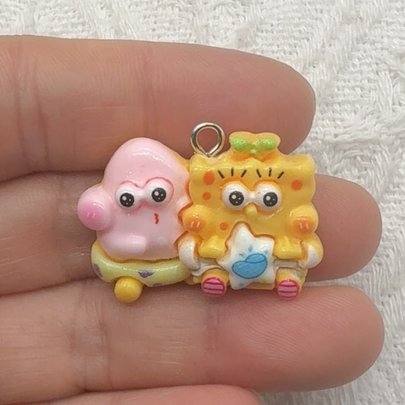 10pcs cartoon resin pendant, D - Jewelry Making With Resin review and price
