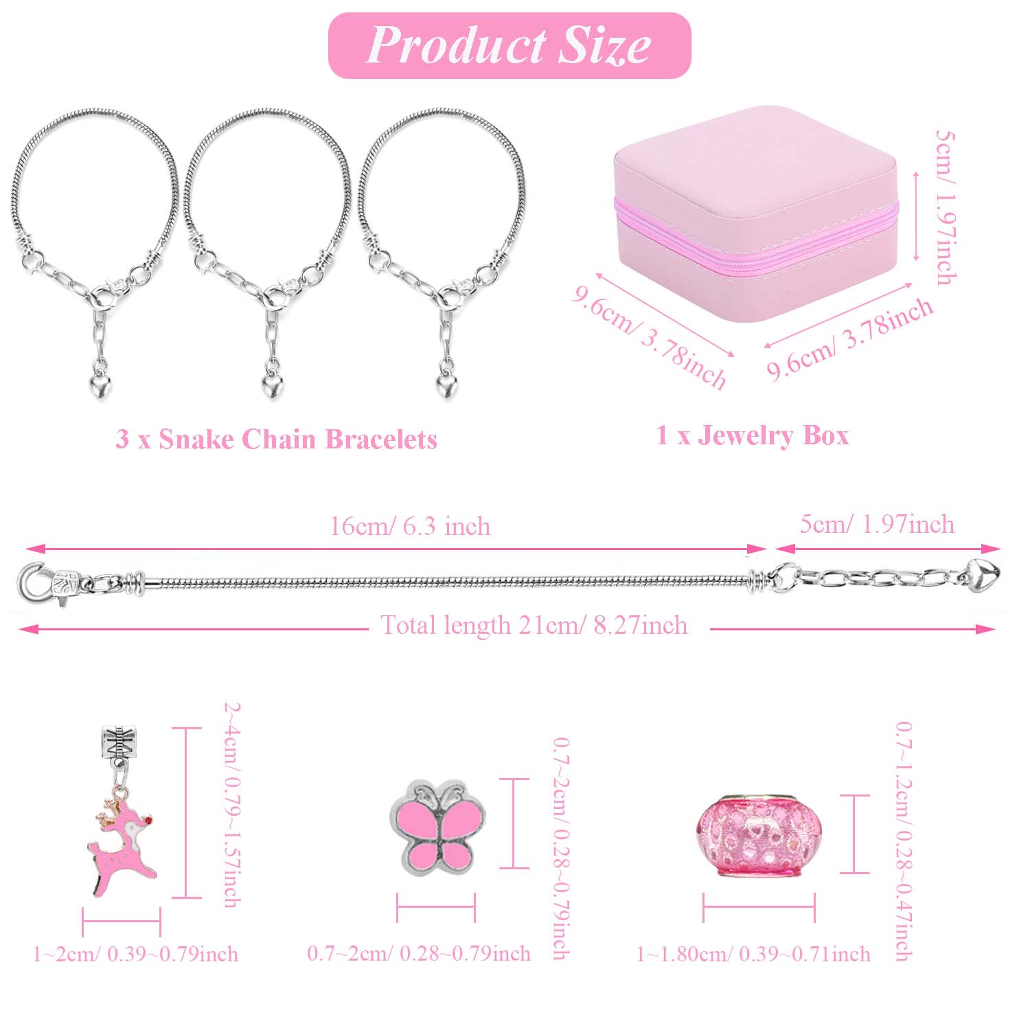 68pcs Pink Beaded Jewelry Set, - Jewelry Making With Resin review and price