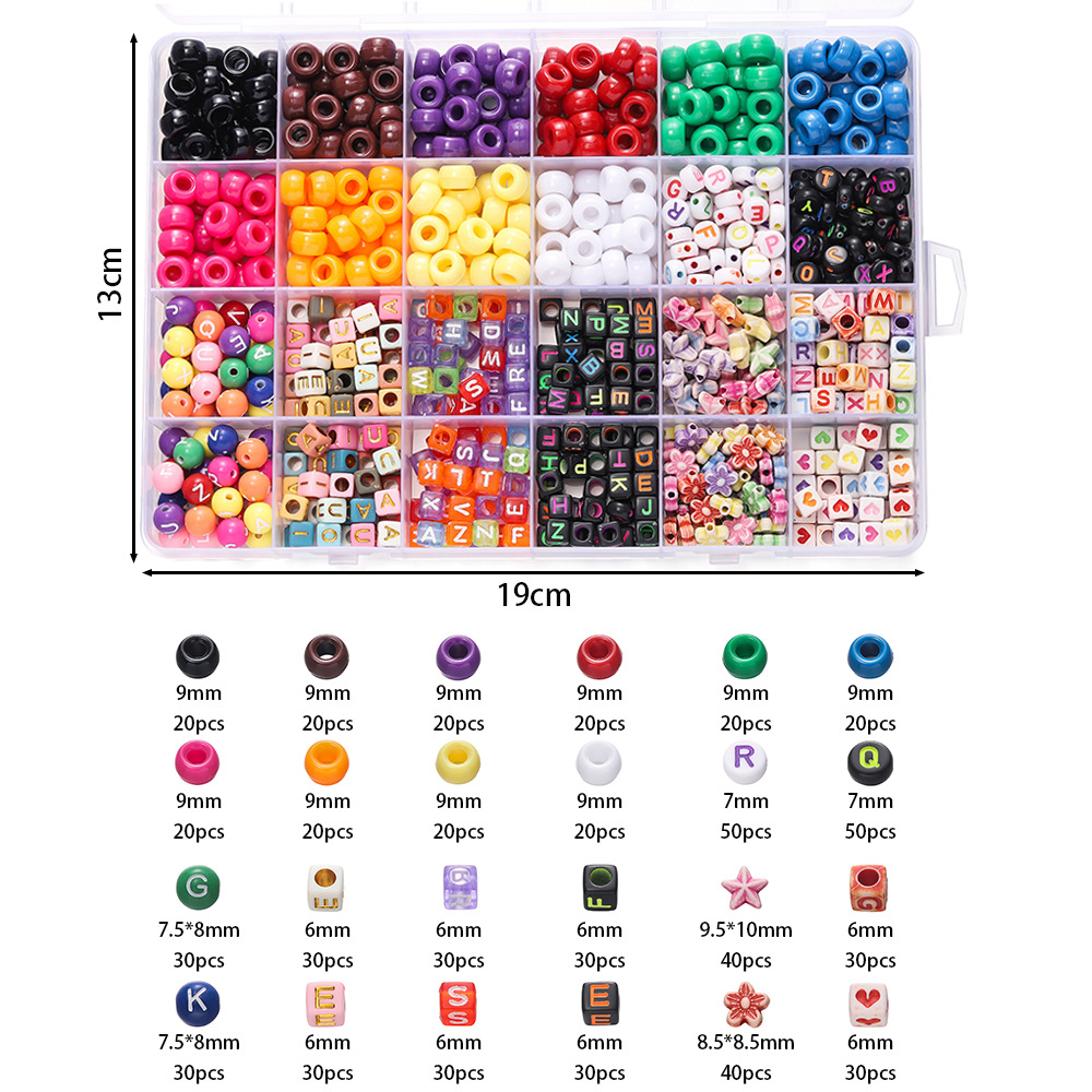 1 Box Colorful Acrylic Pony Be - Jewelry Making Course review and price